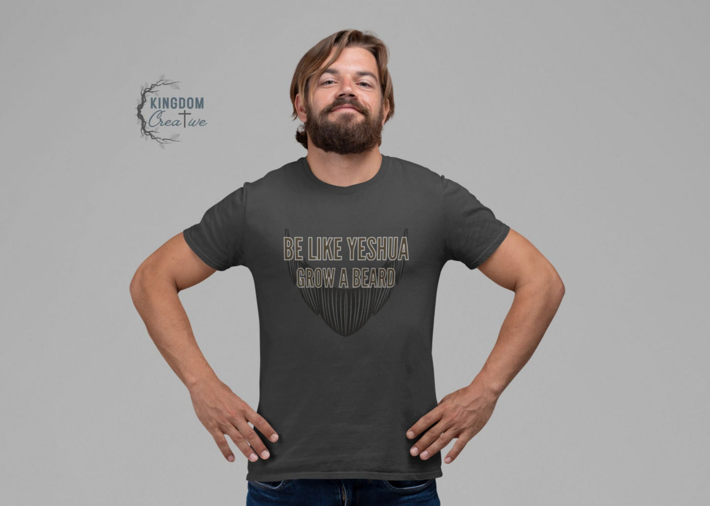 "Be Like Yeshua Grow A Beard" Unisex T-Shirt