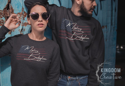 "Mystery Babylon" Unisex Sweater