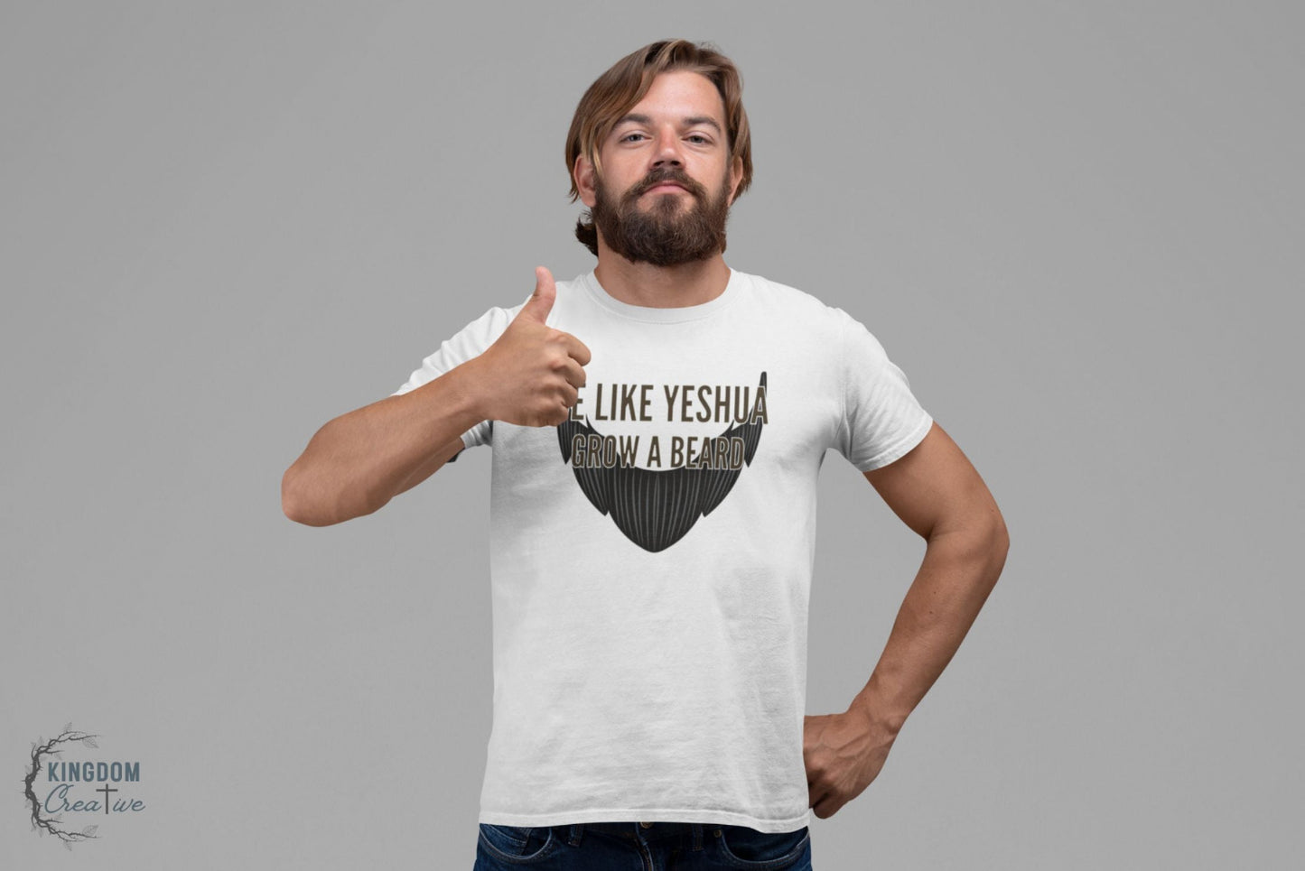 "Be Like Yeshua Grow A Beard" Unisex T-Shirt