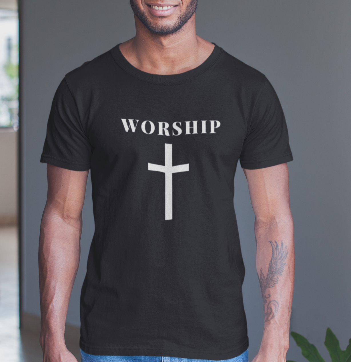 "Worship" Men’s Premium Heavyweight T-Shirt