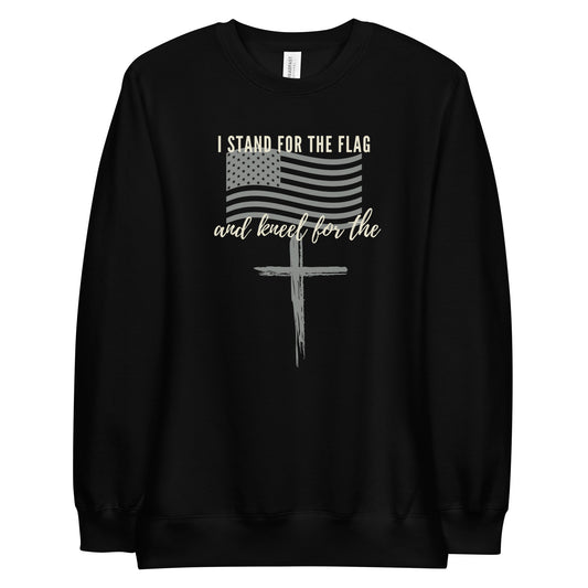 "I stand for the flag and kneel for the cross" Sweater