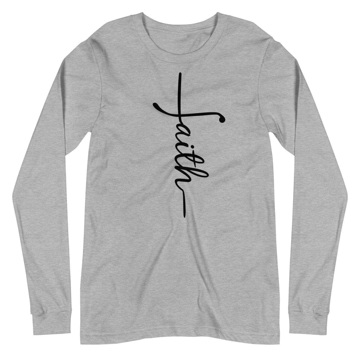 Faith and Cross Long Sleeve Tee