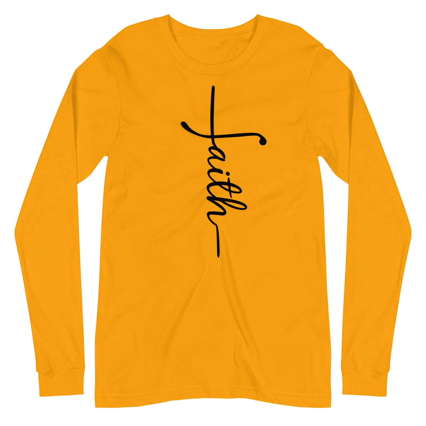 Faith and Cross Long Sleeve Tee