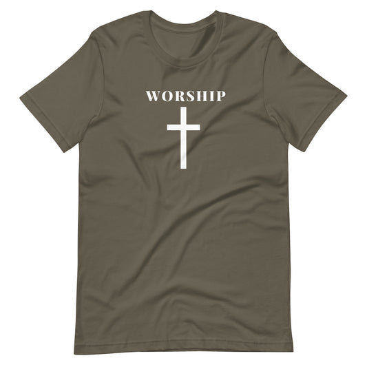 "Worship" Unisex T-Shirt, Tri Blend